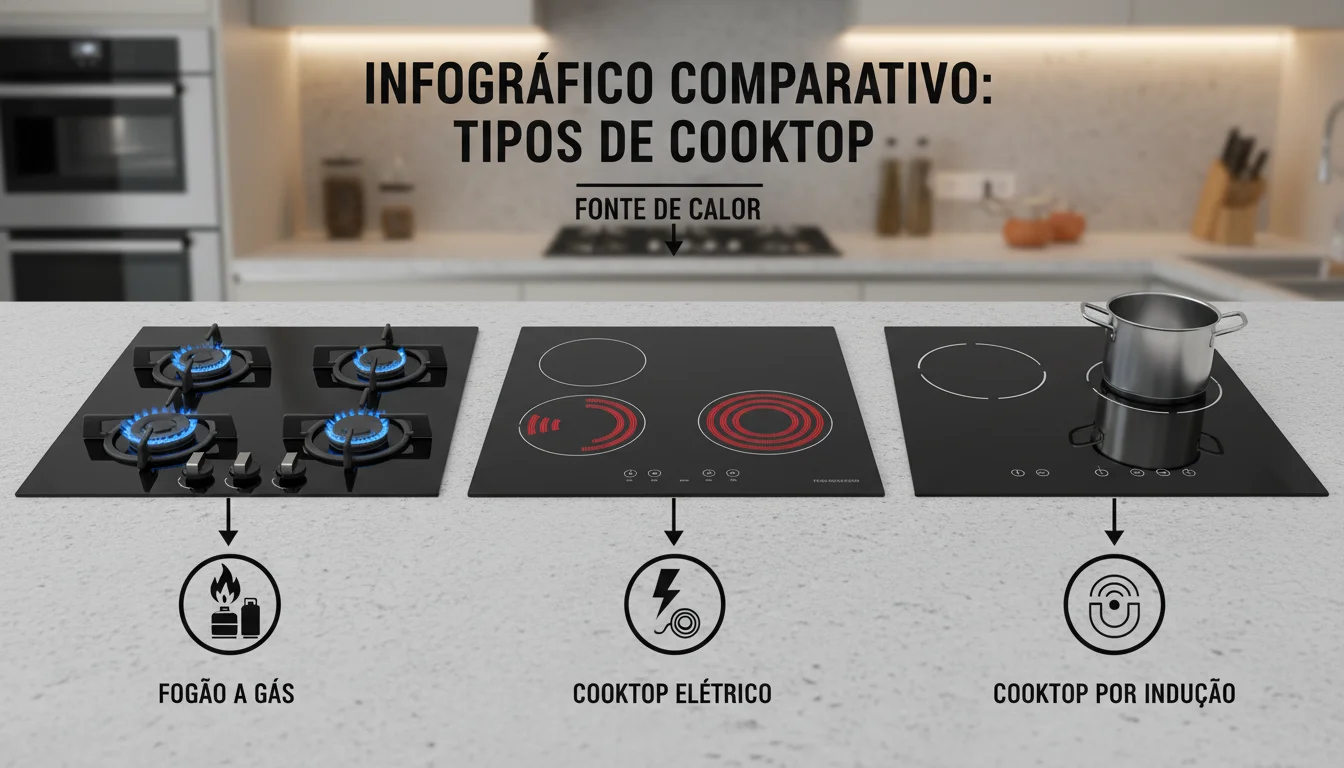 como escolher cooktop