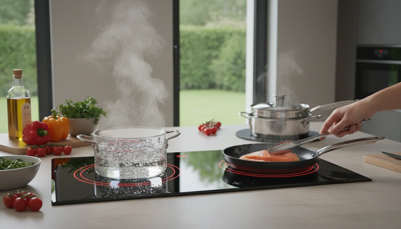 cooktop indução vale a pena - Imagem de destaque: Cooktop de Indução Vale a Pena? O Guia Definitivo de Economia e Performance