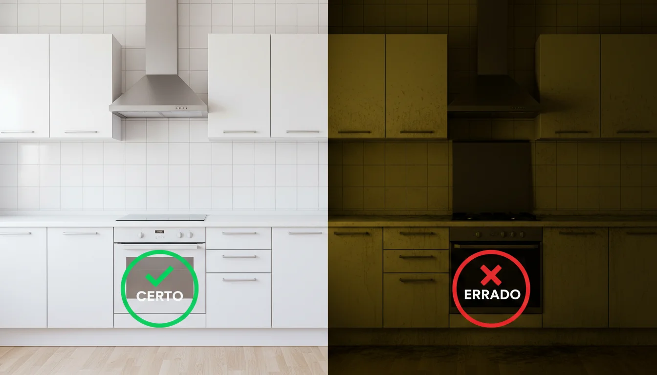 qual a altura do depurador para o cooktop
