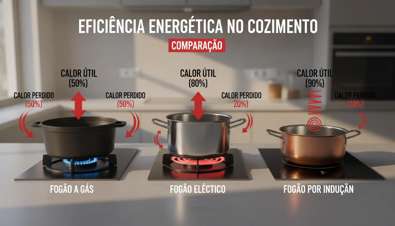 qual cooktop gasta menos energia