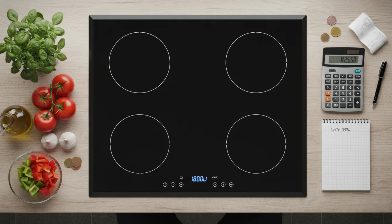 qual cooktop gasta menos energia