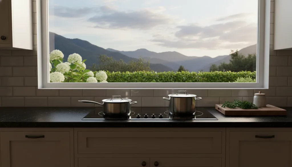 cooktop embaixo da janela pode - Imagem de destaque: Cooktop embaixo da janela pode? Guia de segurança e normas ABNT