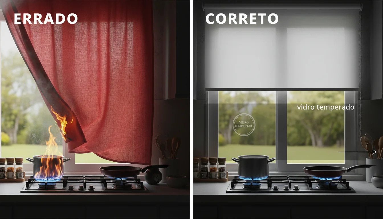 cooktop embaixo da janela pode