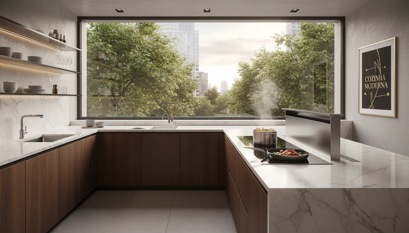 cooktop embaixo da janela pode