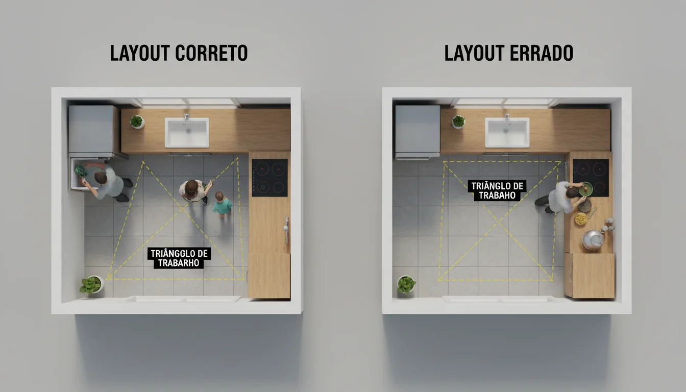 pode colocar cooktop do lado da geladeira