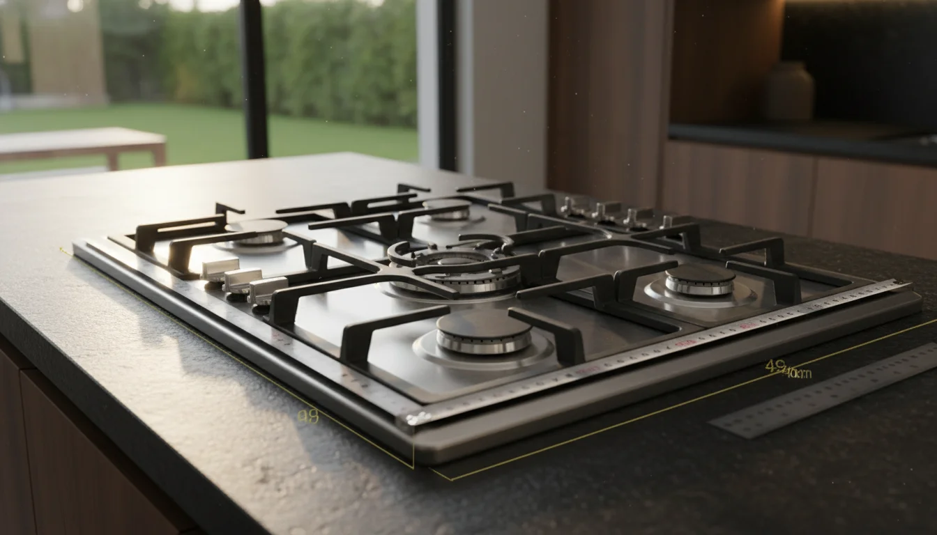 tamanho nicho cooktop 5 bocas - Imagem de destaque: Tamanho nicho cooktop 5 bocas: guia definitivo de medidas e instalação